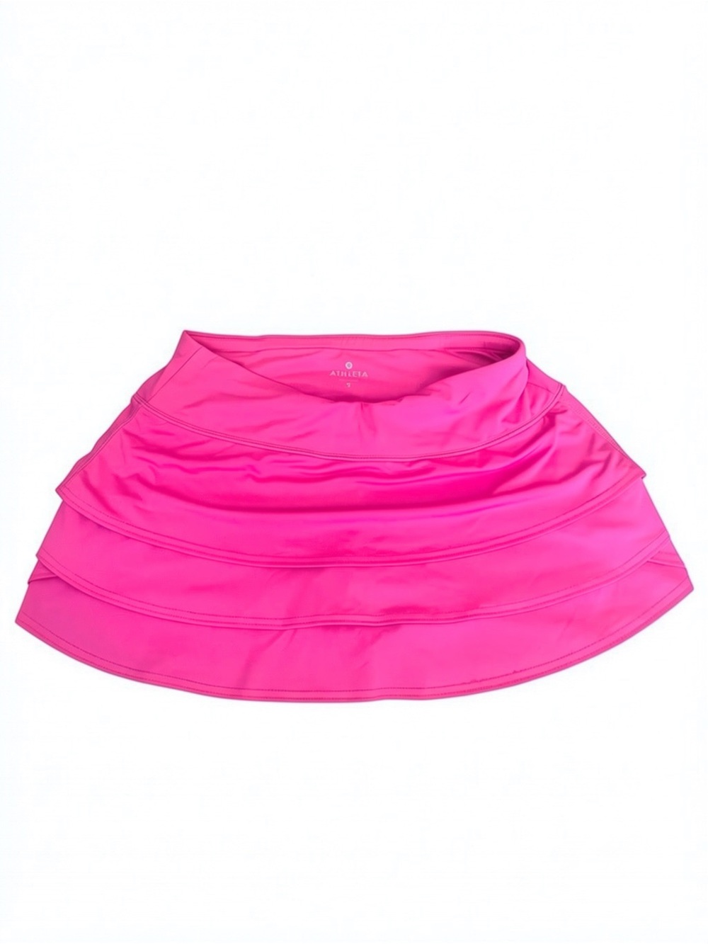 Athleta Women's Bright Pink Tiered Active Skort